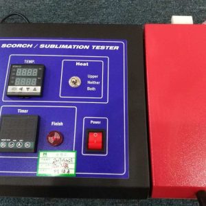 Sublimation Fastness Tester is used to determining color fastness to hot pressing and dry heat and to conducts sublimation testing.