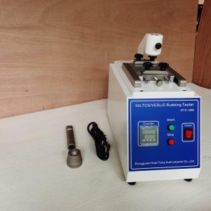 IULTCS Veslic Leather Abrasion Tester is used for color fastness testing of leather, plastic and textile.Original manufacturer.