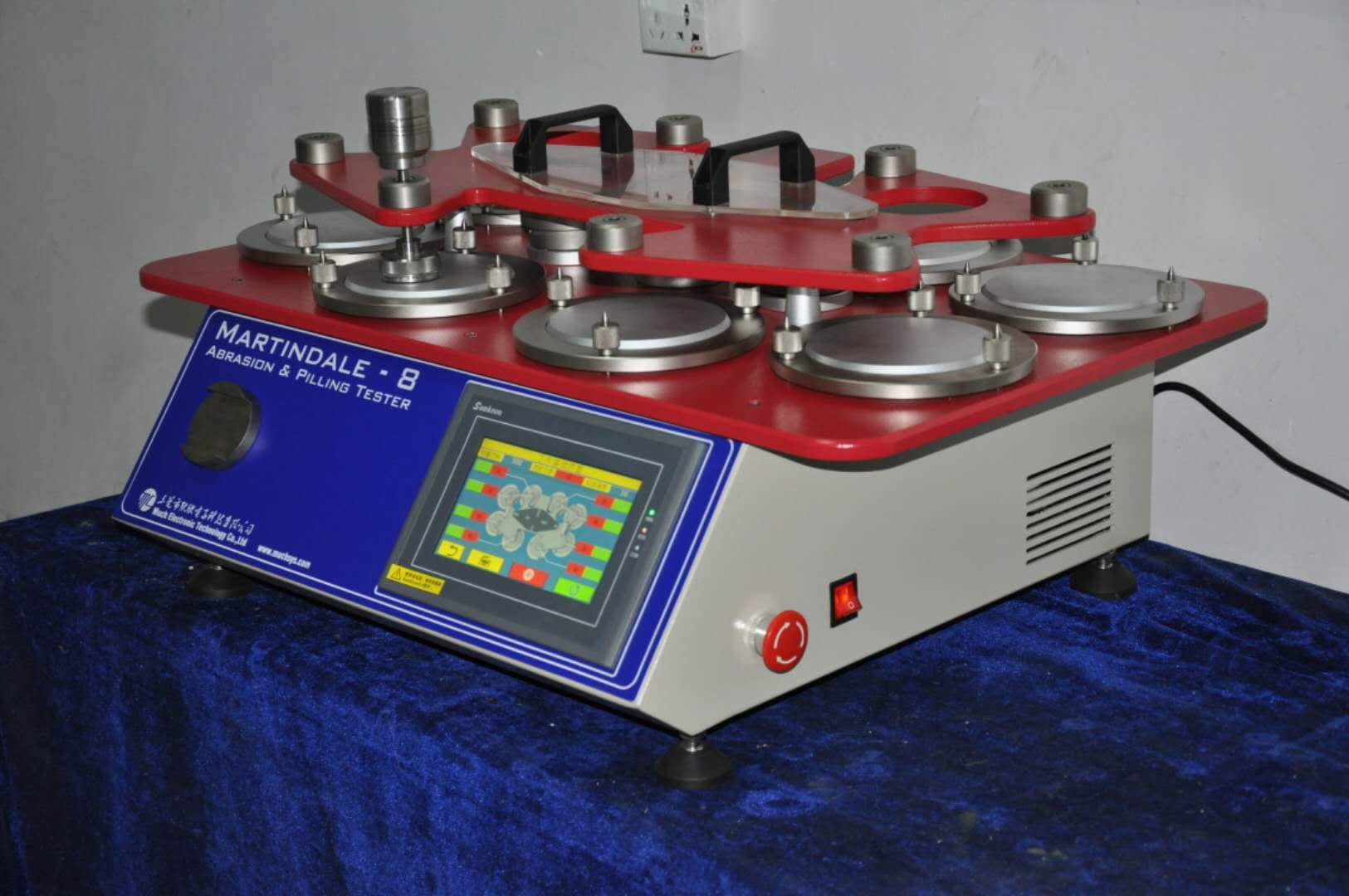 50 R/Min Martindale Rotary Abrasion Tester,