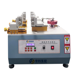 Horizontal Plug Life Testing Machine is suitable for a variety of connector plugging and unplugging test, speed stroke adjustable, and display speed value,ect