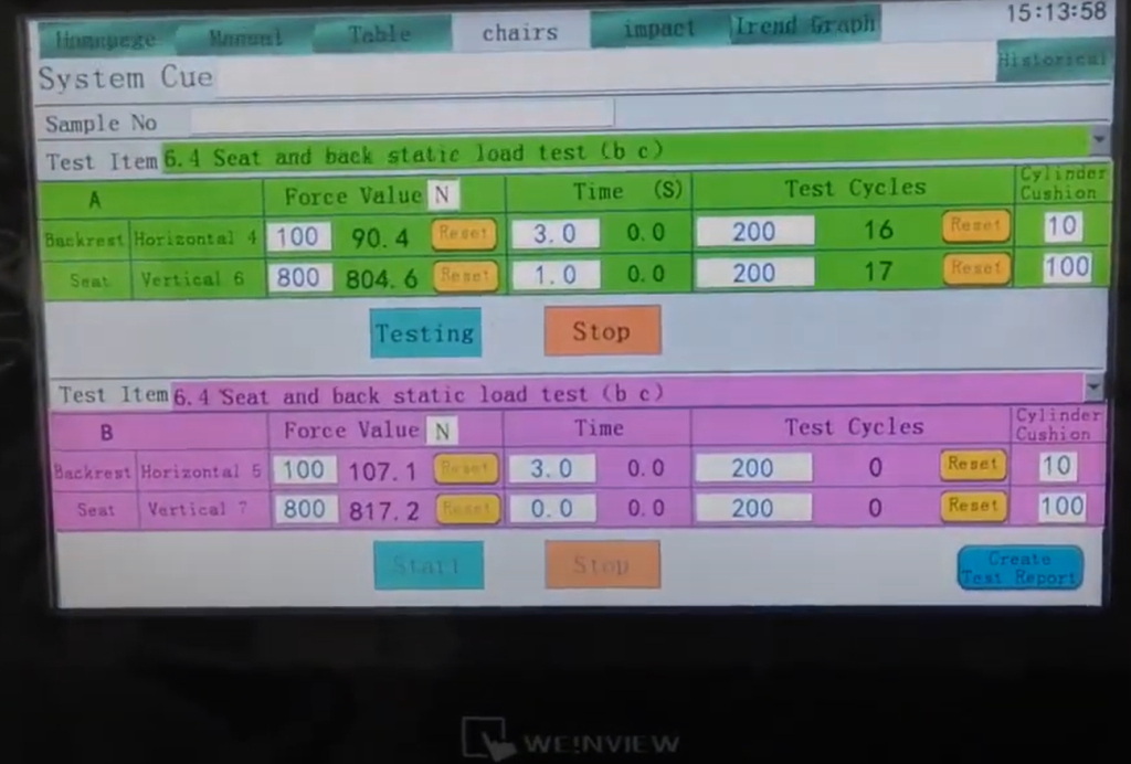 Application Field and Prospect of Two-Station Sofa Comprehensive Testing Machine