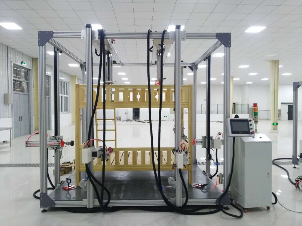 Children Bed Comprehensive Tester TNJ-001A is mainly used for crib comprehensive performance test.Standards:ASTM F1821 ,16CFR PART 1217