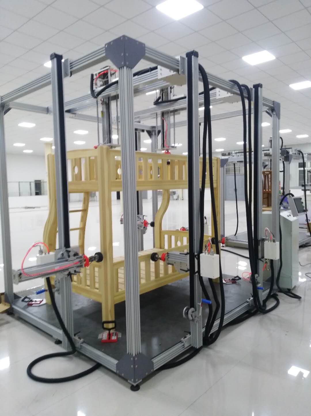 Children Bed Comprehensive Tester TNJ-001A is mainly used for crib comprehensive performance test.Standards:ASTM F1821 ,16CFR PART 1217