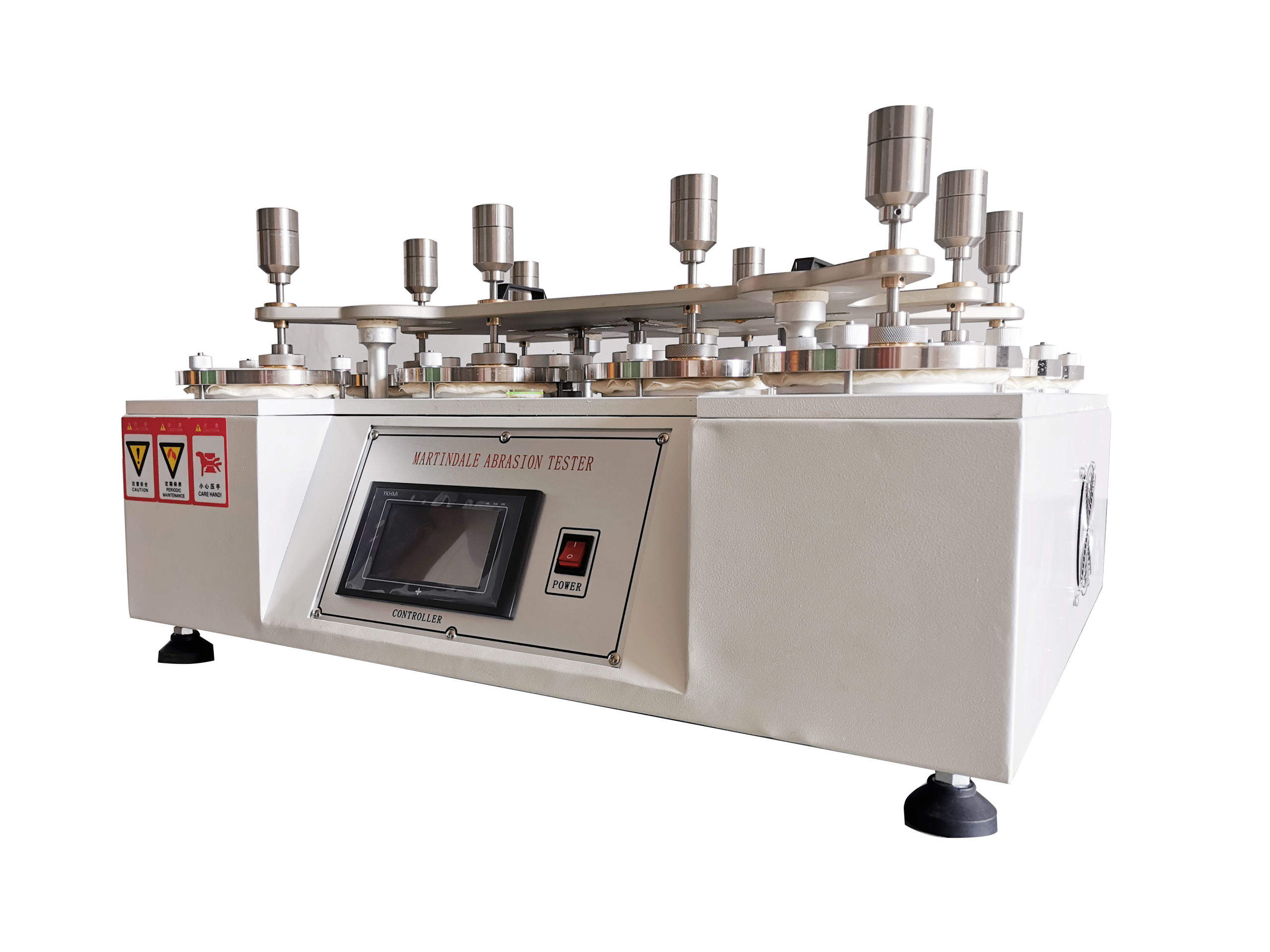 Martindale Rotary Abrasion Tester EIGHT heads 22 scaled